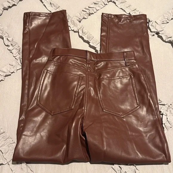 NWT Abercrombie & Fitch Faux Leather Pants - Picture 7 of 7